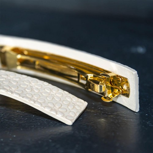 Barrette impression dentelle Gabrielle